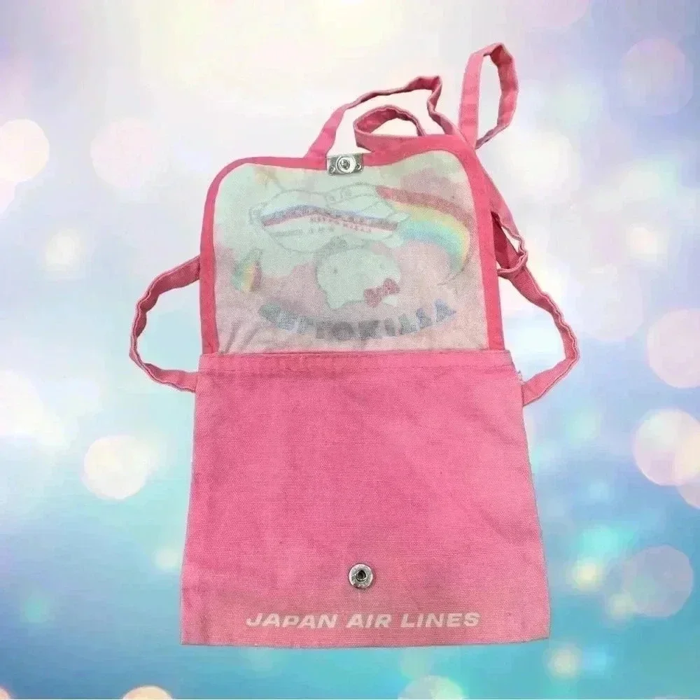 Vintage Hello Kitty Japan air lines RARE 80’s travel pouch